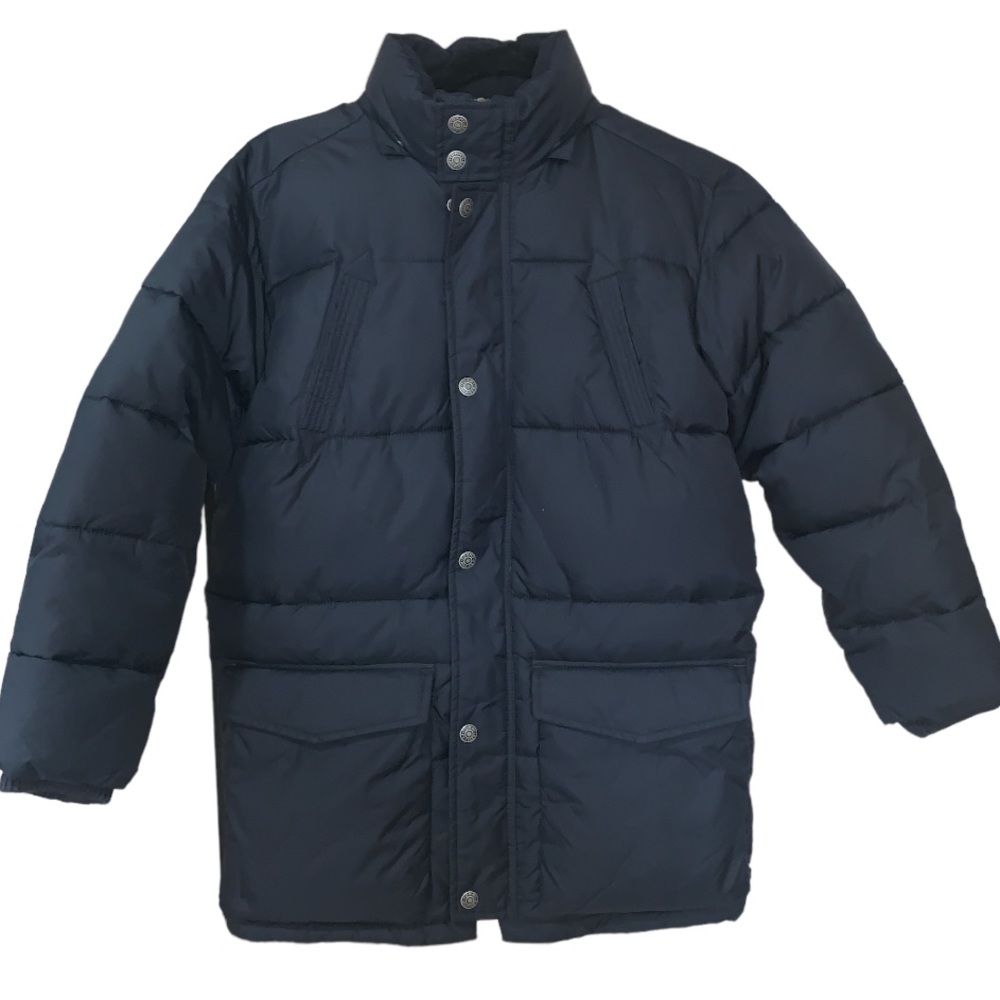 TH Puffer Jacket in Navy